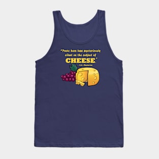 Poetry and cheese - Chesterton quote Tank Top